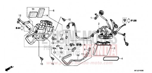 UNITE DE COMMANDE ABS (CBR600RA) CBR600RAC de 2012